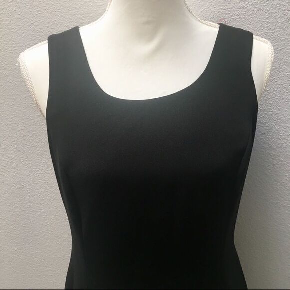 Jones New York Black Lined Dress Sz 6. - Picture 2 of 7